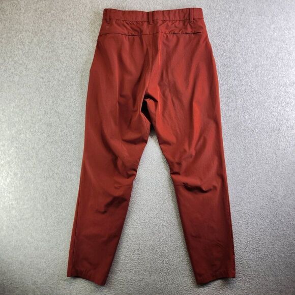 Fabletics Pants Mens 29x32 Red The Only Classic Performance Travel Office Golf - Picture 5 of 15